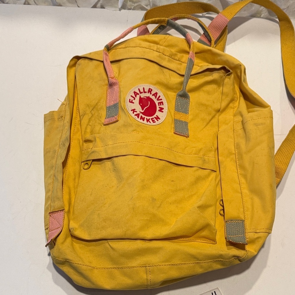 Fjallraven Yellow Kanken Backpack